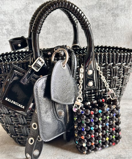 jewel beaded mini bag C703