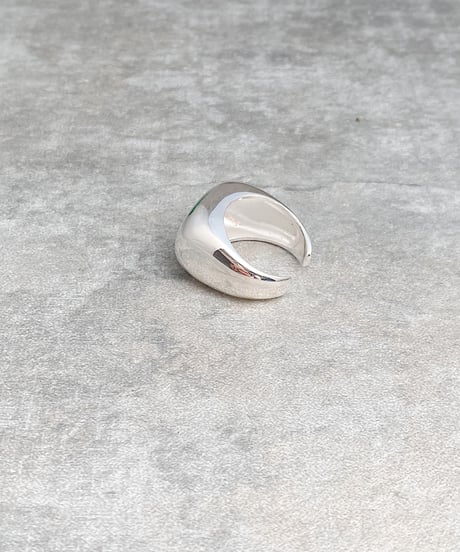 square silver ring J211