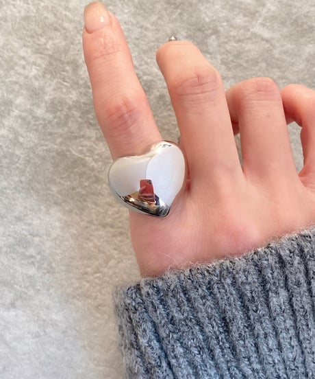 volume heart ring J406