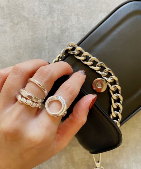 double line ring G411