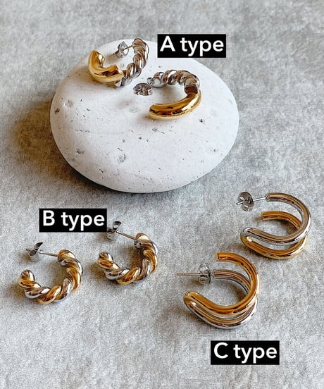 mix color hoop pierce F315