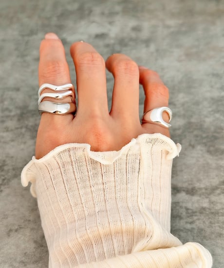 double layer ring J419