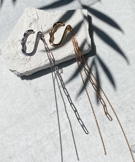 long chain  ear cuff H203