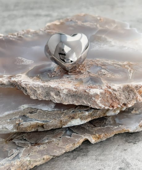 volume heart ring J406