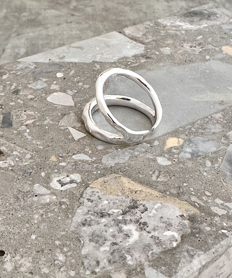 double line ring G411