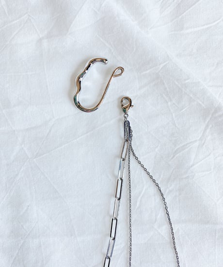 long chain  ear cuff H203