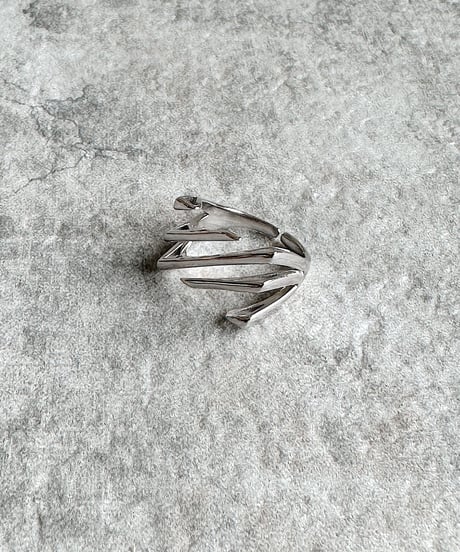 lattice signet ring B407