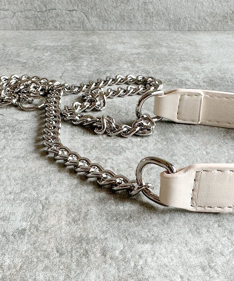 Silver discount chain strap