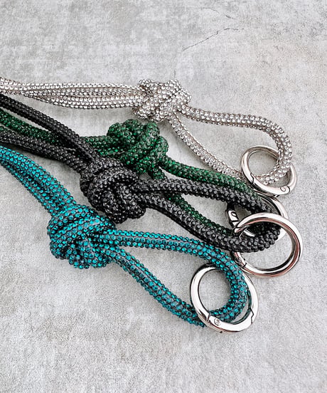 glitter bag charm F521