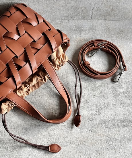 braided luxe bag C606