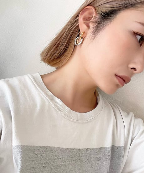 mix color hoop pierce J415