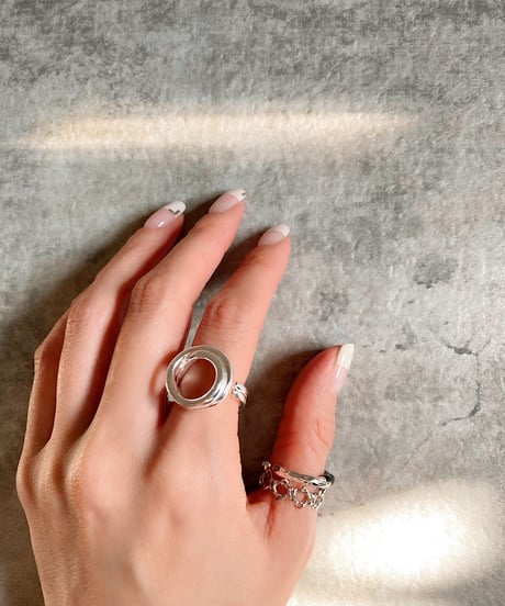silver925 ring Q308