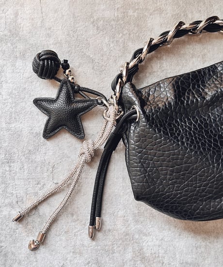 glitter bag charm F521