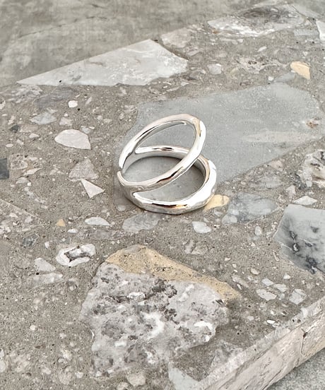 double line ring G411