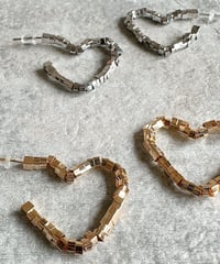 heart hoop pierce C407