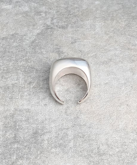 square silver ring J211