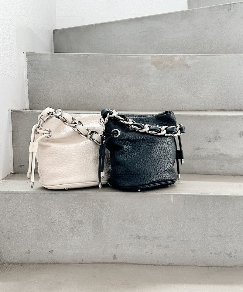 chunky chain bucket bag D401 iLOFUL