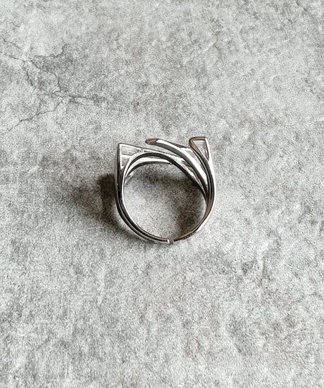 lattice signet ring B407