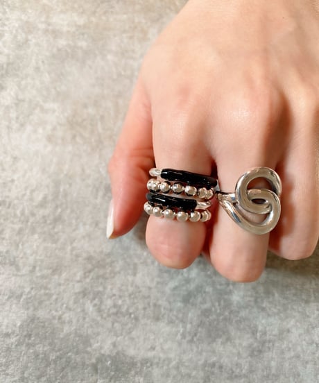 silver925 ring Q319