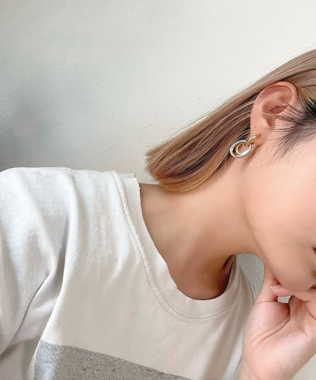 mix color hoop pierce J415