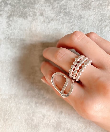 silver925 ring Q310
