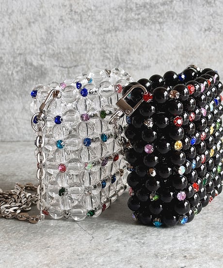 jewel beaded mini bag C703