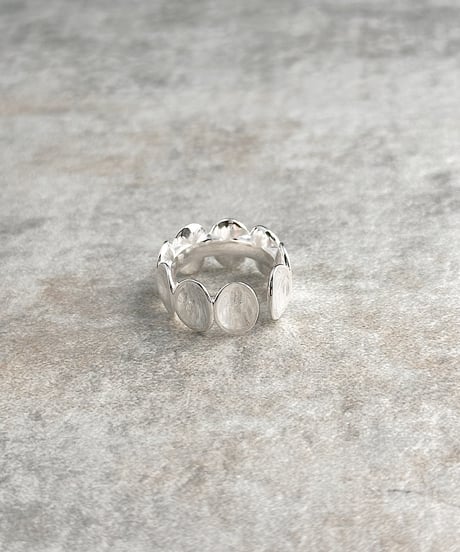 oval shape ring J417