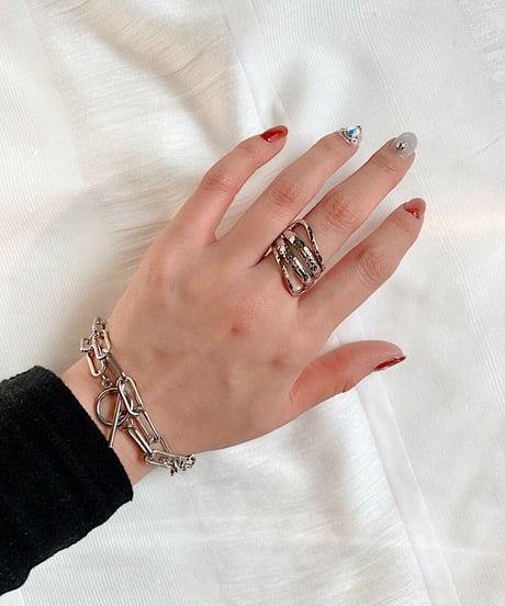 silver ring P119