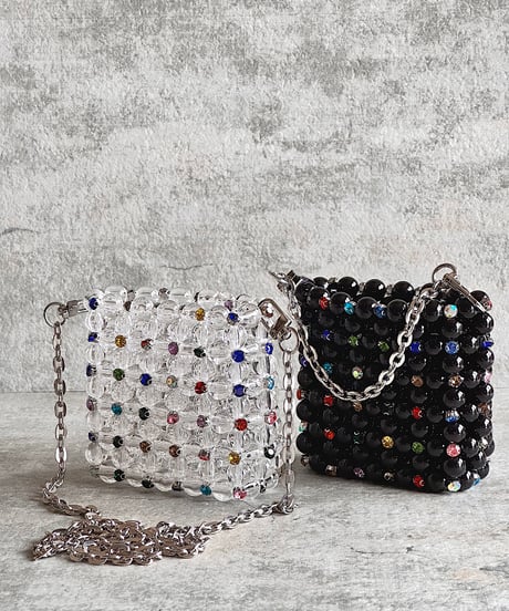 jewel beaded mini bag C703
