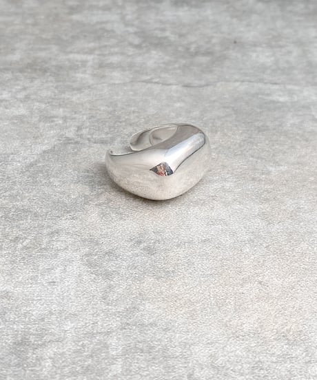 square silver ring J211