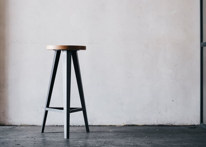 3.【高さ調節可能】カウンタースツール カウンタースツール 3つ脚 | ScB,inc