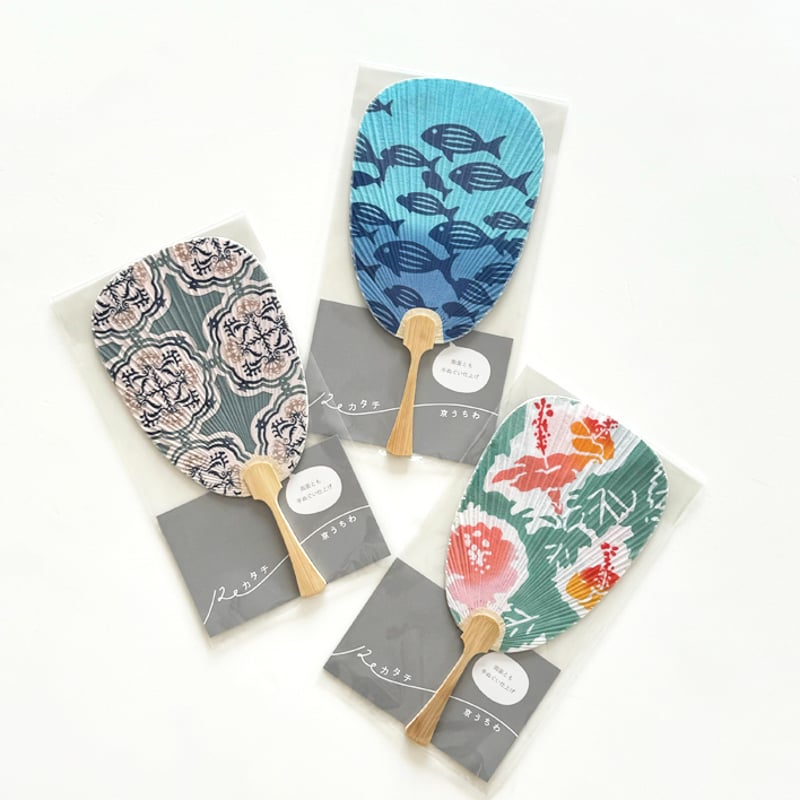 Reカタチ｜京うちわ いちご畑 | 手ぬぐい専門店にじゆら ONLINE‐SHOP