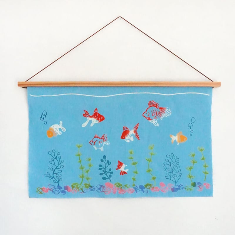 手ぬぐい｜涼み金魚〔everyday60tenugui〕 | 手ぬぐい専門店にじゆら