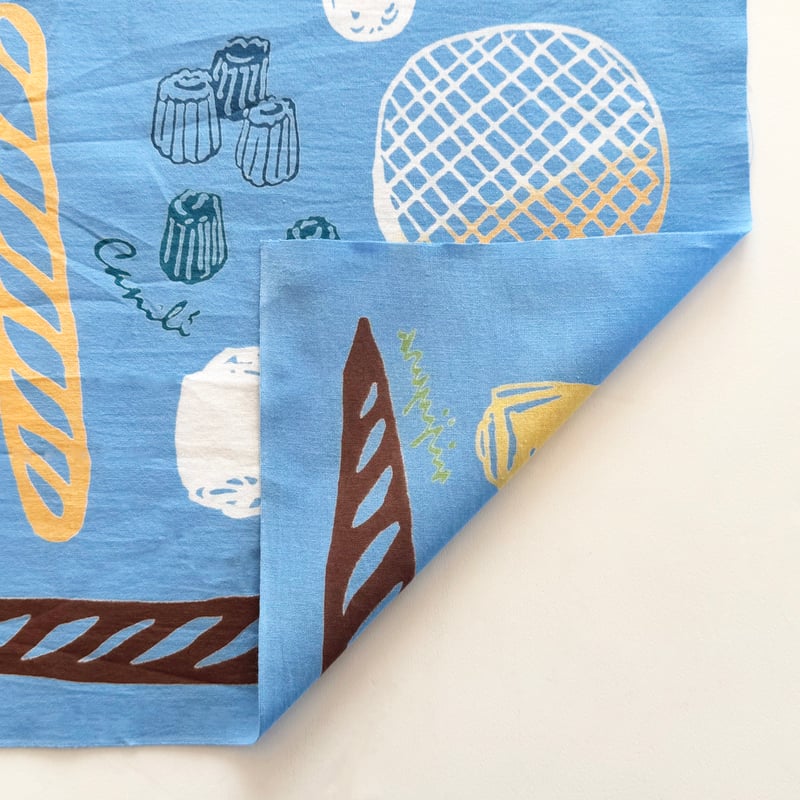 手ぬぐい｜【ナカニ染工場60th企画】 boulangerie Esquisse2026限定色