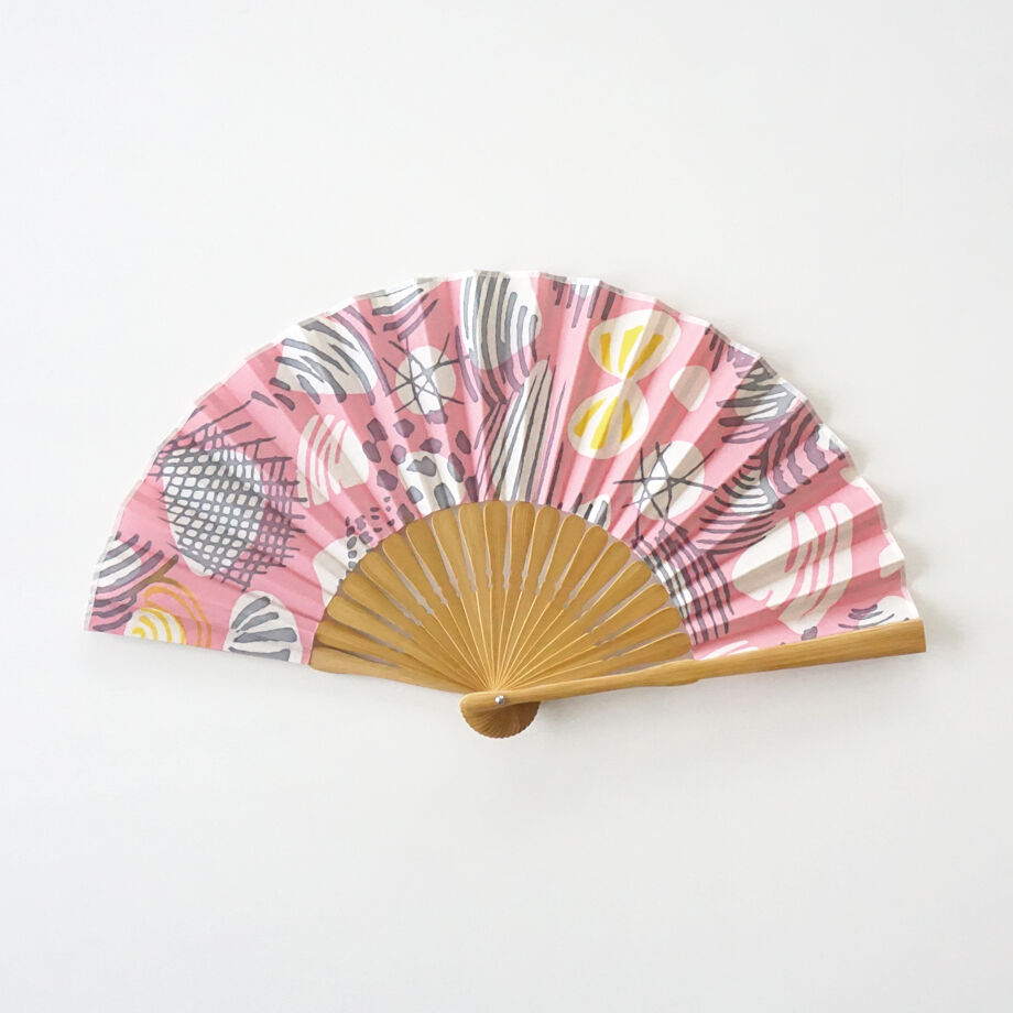 扇子｜はまぐり | 手ぬぐい専門店にじゆら ONLINE‐SHOP