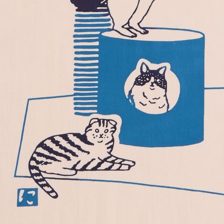 手ぬぐい｜cat tower