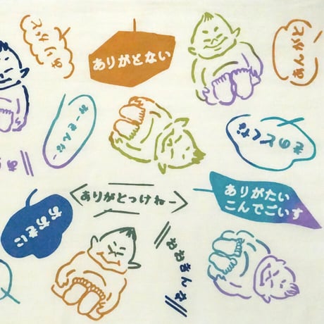 手ぬぐい｜おおきにビリケンさん