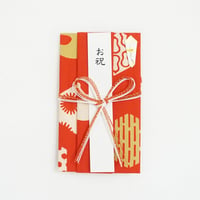 注染はんかち祝儀袋｜寿文様〔花結び〕