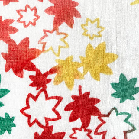手ぬぐい｜朝焼け紅葉とダイヤモンド富士