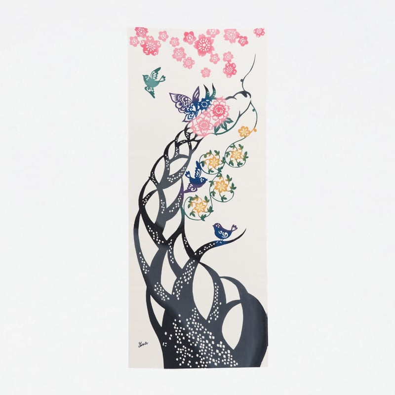 手ぬぐい｜花、ふる日 | 手ぬぐい専門店にじゆら ONLINE‐SHOP