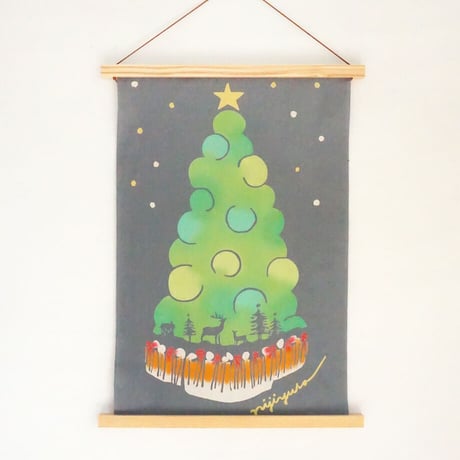 手ぬぐい｜Christmas night〔everyday60tenugui〕