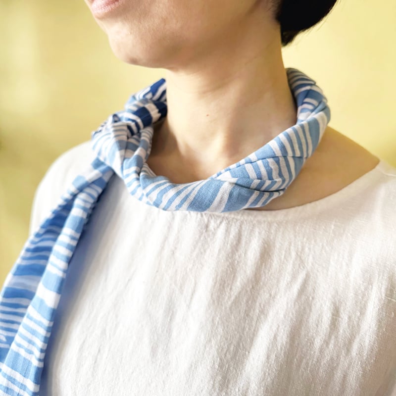 ガーゼ スカーフ｜minamo | 手ぬぐい専門店にじゆら ONLINE‐SHOP