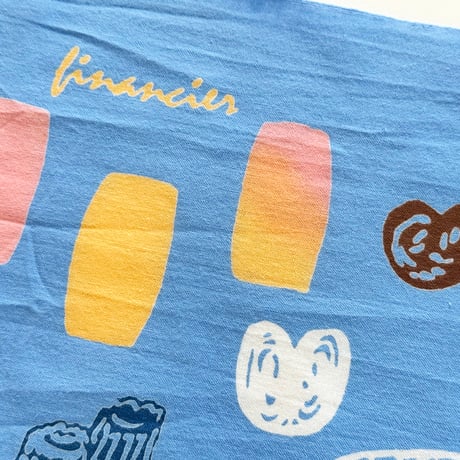 手ぬぐい｜【ナカニ染工場60th企画　2月】 boulangerie Esquisse2026限定色