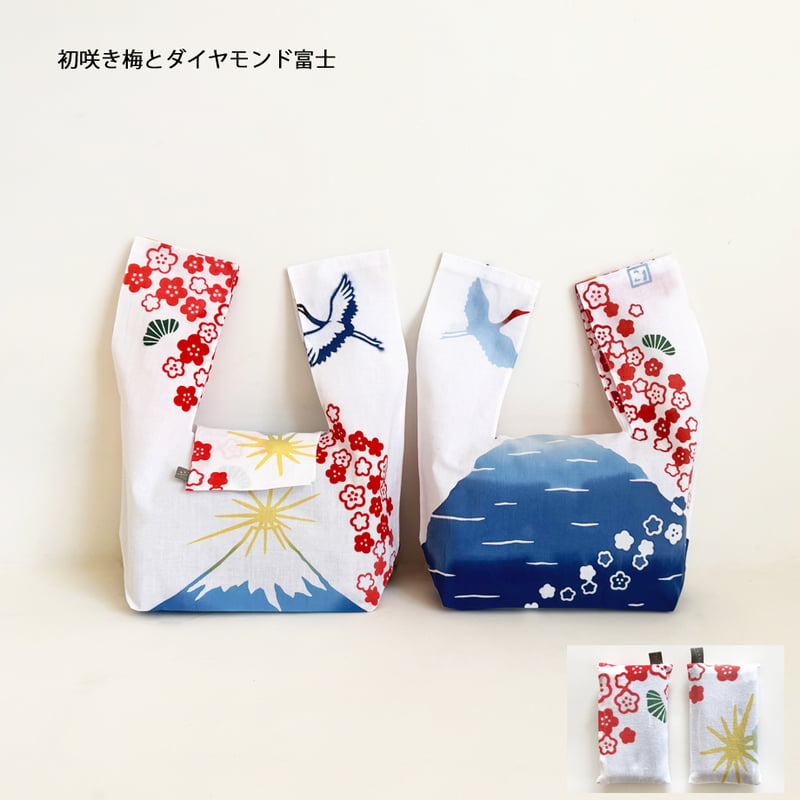 Re カタチ｜エコバッグmini | 手ぬぐい専門店にじゆら ONLINE‐SHOP