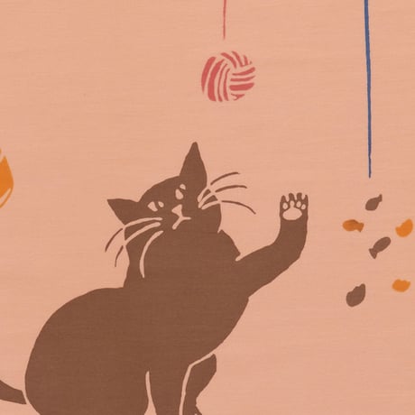 手ぬぐい｜猫とモビール