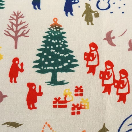 手ぬぐい｜Christmas　textile