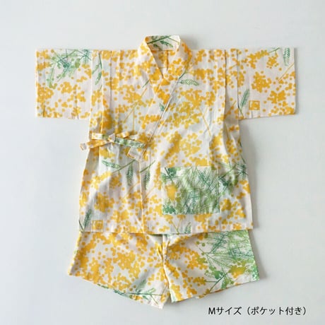 甚平｜tenugui bouquet　ミモザ