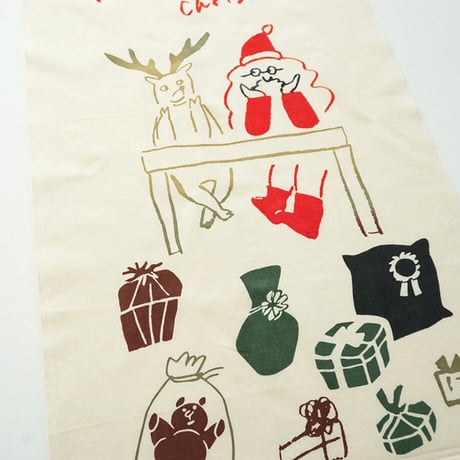 手ぬぐい｜待ちわびるクリスマス