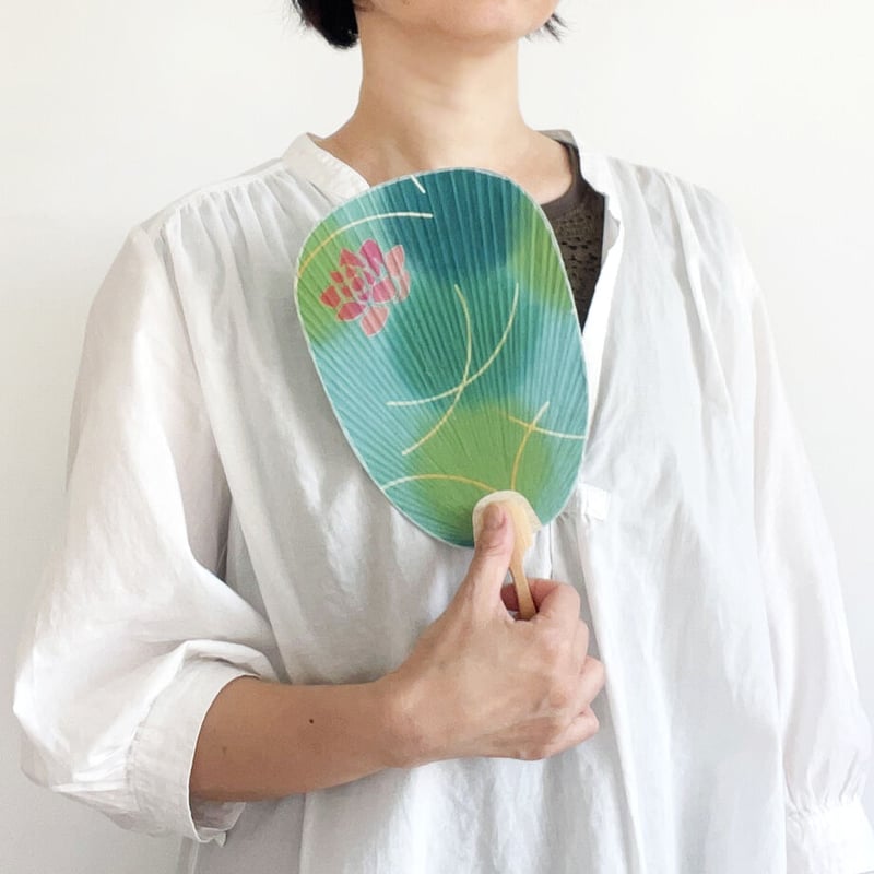 Reカタチ｜京うちわ lotus－Vietnam－ | 手ぬぐい専門店にじゆら