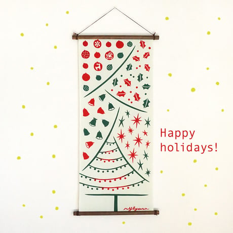 手ぬぐい｜Happy holidays